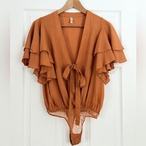 Free People Call Me Later Bodysuit Size XS